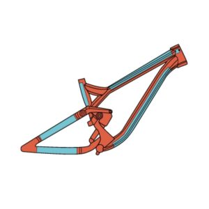 RideWrap Covered Protection Dual Suspension MTB Frame Kit