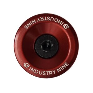 Industry Nine Aluminum Top Cap Ultra Light Red
