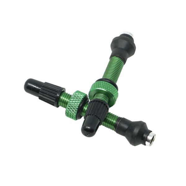 Industry Nine Tubeless Valve Kit Aluminum 40mm Green