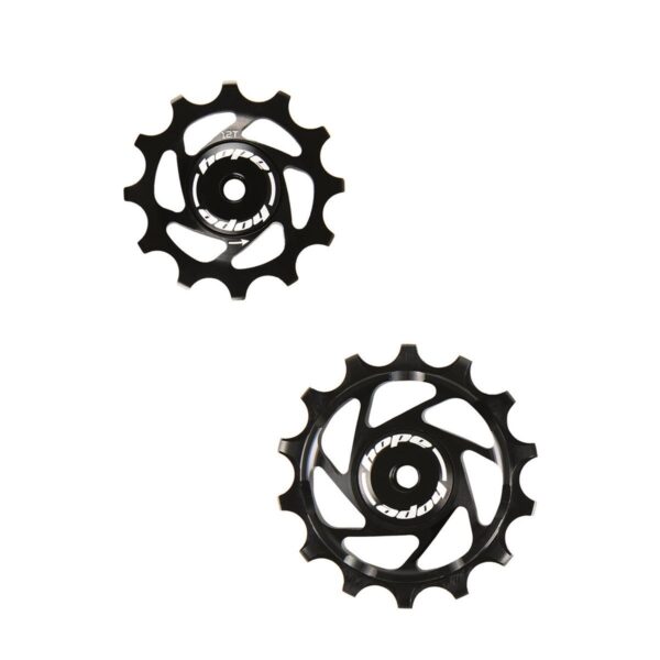 HOPE 12/14 Tooth Jockey Wheels Black