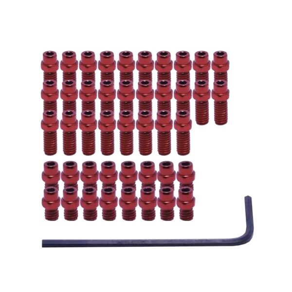 DMR Flip Pin Set Vault 44pcs Red