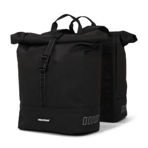 URBAN PROOF Double Rolltop Bag 38L Recycled Black