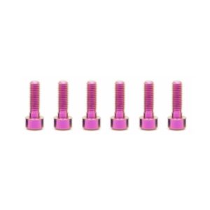 OAK Components Titanium Bolt Kit M5x16 (6pcs) - Purple