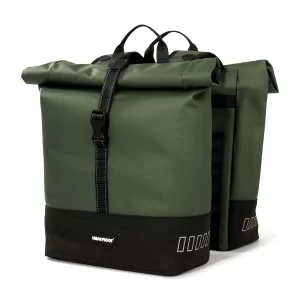 URBAN PROOF Double Rolltop Bag 38L Recycled Green