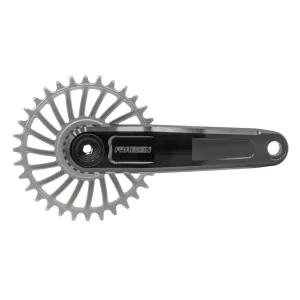 Fraezen Kurbel Black Blatt 32t Silver